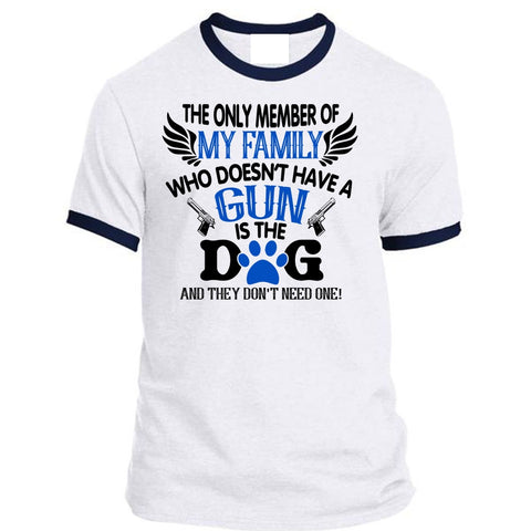 A black t-shirt with the shopify logo