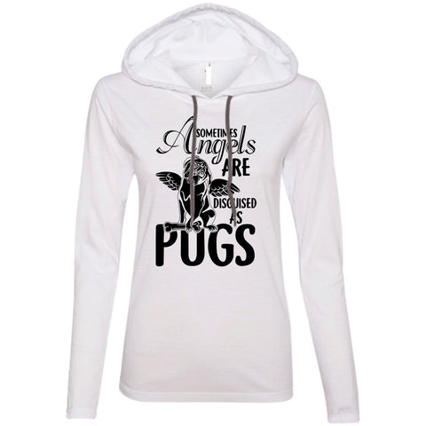 A black t-shirt with the shopify logo