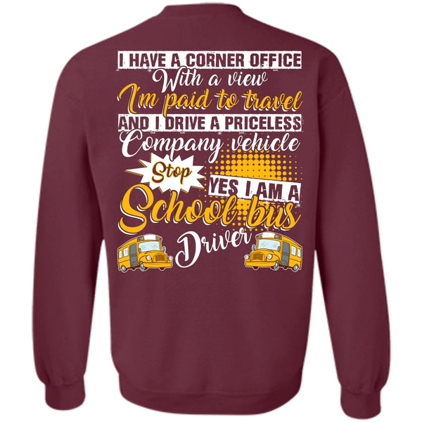 I'm Paid To Travel T Shirt, I Love Bus Sweatshirt