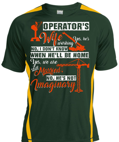 Operator's Wife T Shirt, He's Not Imaginary T Shirt, Cool Shirt