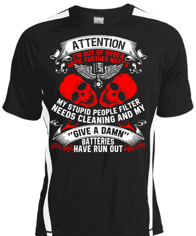 A black t-shirt with the shopify logo