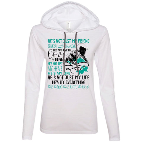 A black t-shirt with the shopify logo