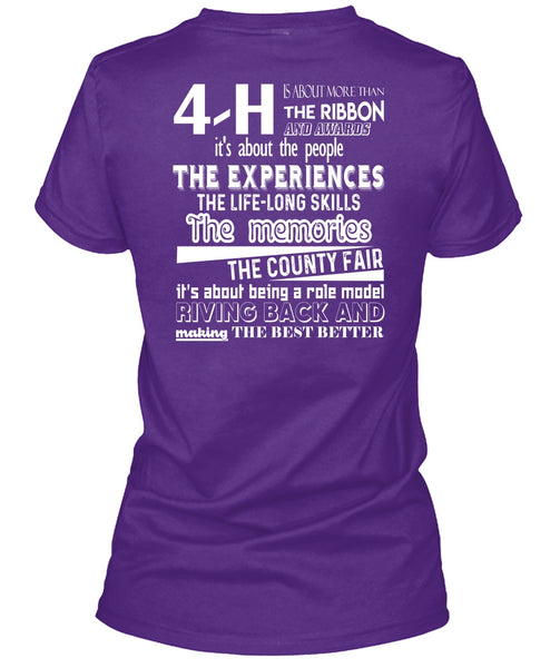 Being A Role Model Giving Back T Shirt, The Memories The County Fair T Shirt