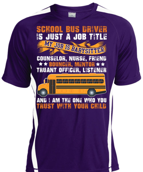 School Bus Driver T Shirt, You Trust With Your Child T Shirt, Cool Shirt