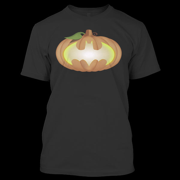 A black t-shirt with the shopify logo