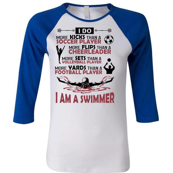 More Flips Than A Cheerleader T Shirt, I Am A Swimmer T Shirt, Sport T Shirt