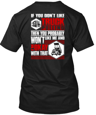 A black t-shirt with the shopify logo