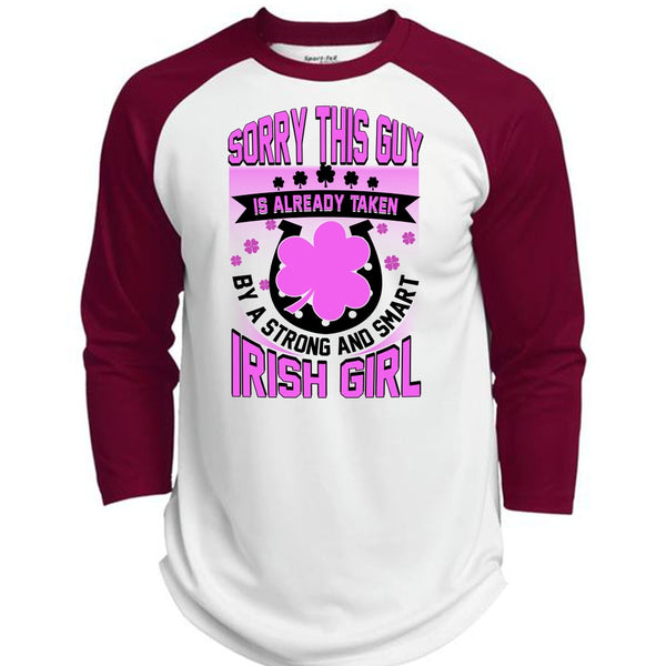 Smart Irish Girl T Shirt, I Love Irish T Shirt, Awesome T-Shirts  (Polyester Game Baseball Jersey)