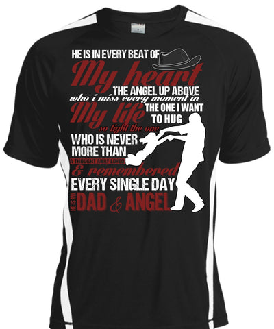 A black t-shirt with the shopify logo