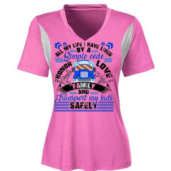 God My Family T Shirt, Transport My Kids Safely T Shirt, Awesome T-Shirts