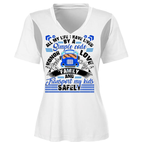 God My Family T Shirt, Transport My Kids Safely T Shirt, Awesome T-Shirts