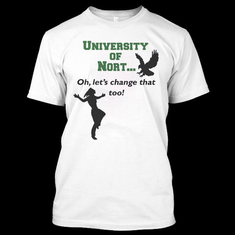 A black t-shirt with the shopify logo