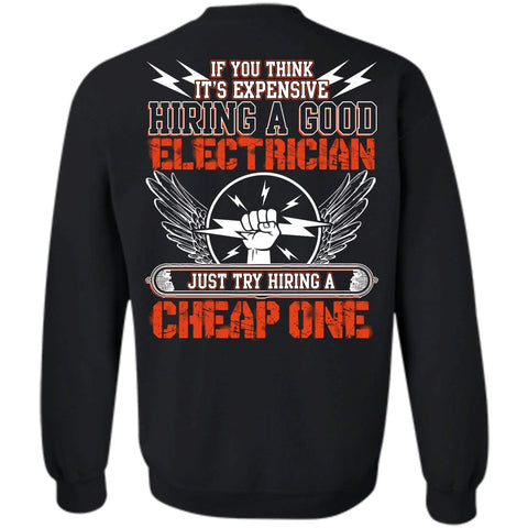 A black t-shirt with the shopify logo