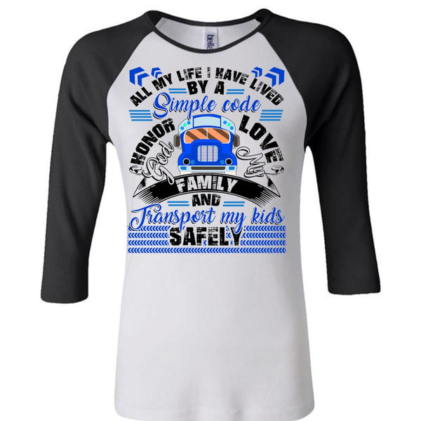 God My Family T Shirt, Transport My Kids Safely T Shirt, Awesome T-Shirts
