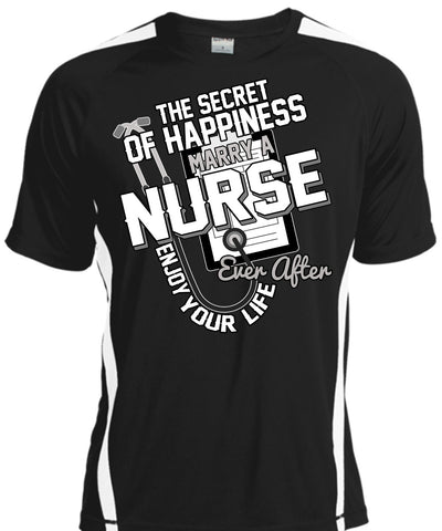 A black t-shirt with the shopify logo