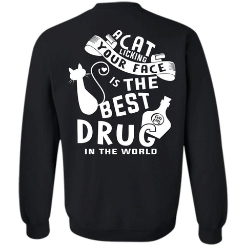 A black t-shirt with the shopify logo