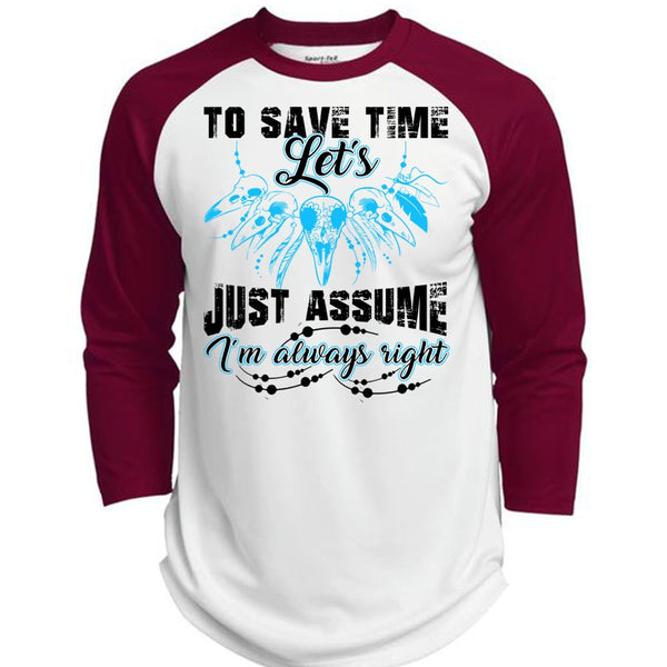 To Save The Let's Just Assume T Shirt, I Love My Life T Shirt, Awesome T-Shirts  (Polyester Game Baseball Jersey)