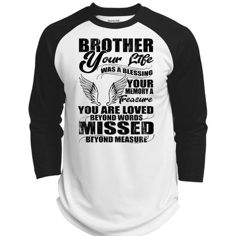 A black t-shirt with the shopify logo