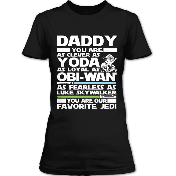 A black t-shirt with the shopify logo