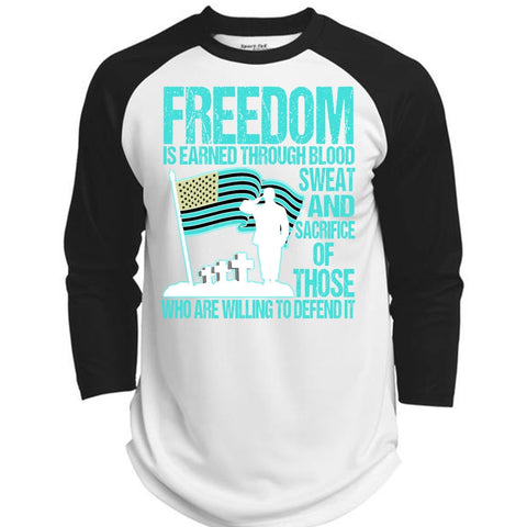 A black t-shirt with the shopify logo