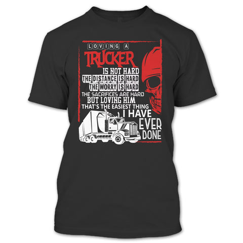 A black t-shirt with the shopify logo