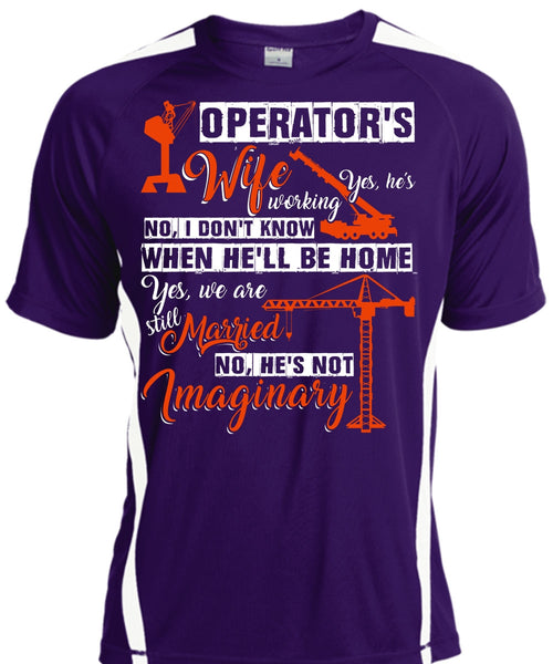 Operator's Wife T Shirt, He's Not Imaginary T Shirt, Cool Shirt