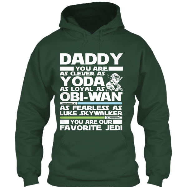 A black t-shirt with the shopify logo