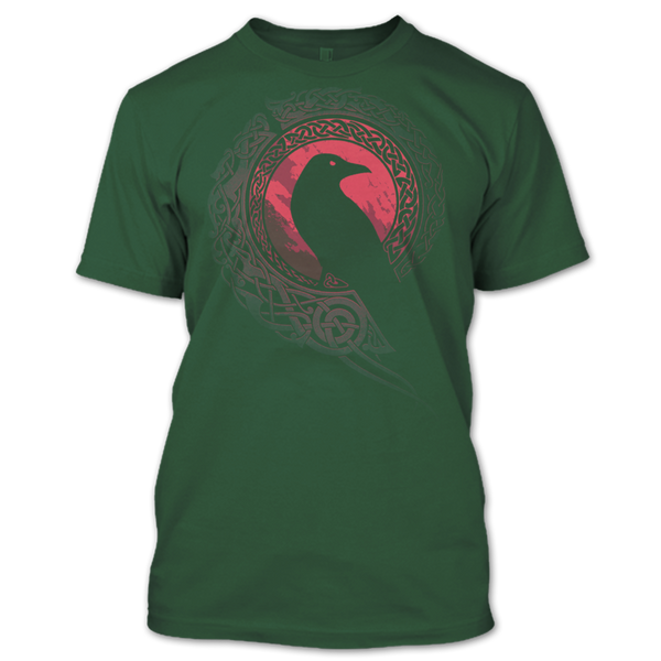 A black t-shirt with the shopify logo