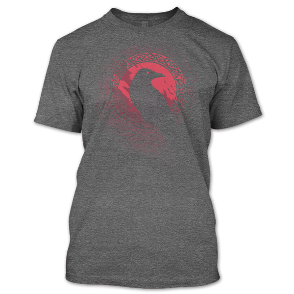 A black t-shirt with the shopify logo