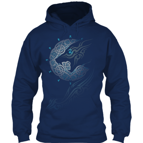 A black t-shirt with the shopify logo