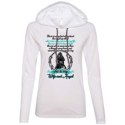 A black t-shirt with the shopify logo