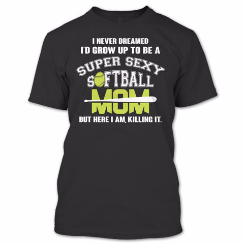 A black t-shirt with the shopify logo