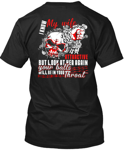 A black t-shirt with the shopify logo