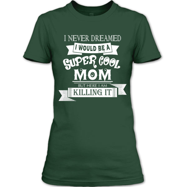 A black t-shirt with the shopify logo