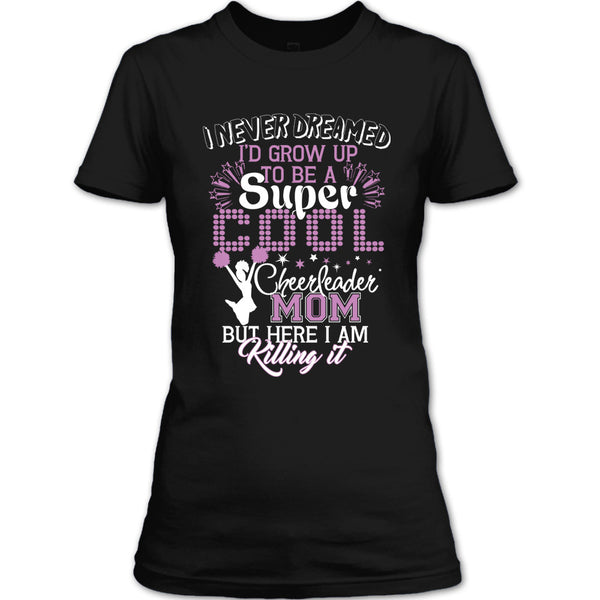 A black t-shirt with the shopify logo