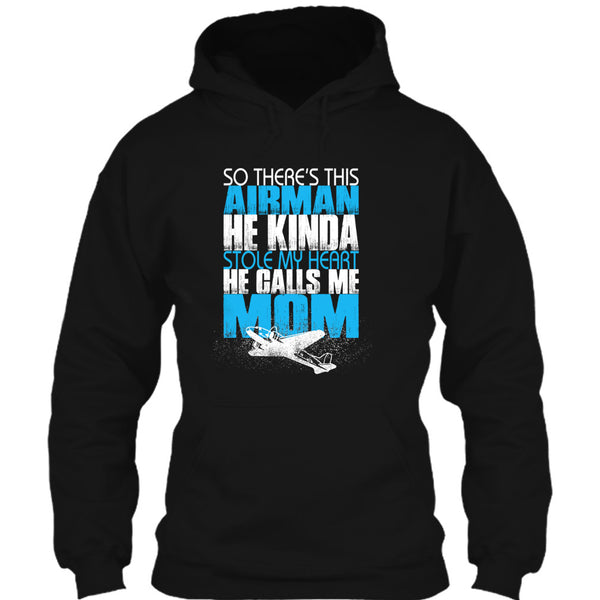 A black t-shirt with the shopify logo