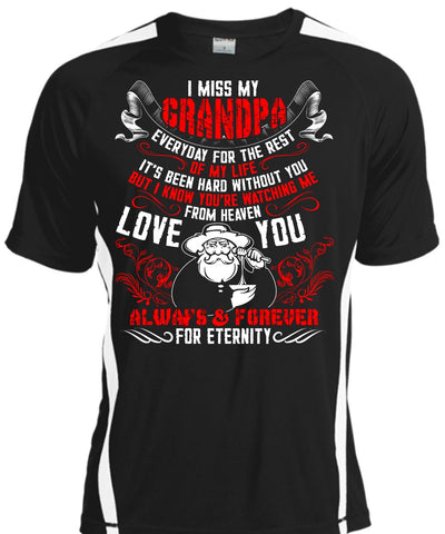 A black t-shirt with the shopify logo