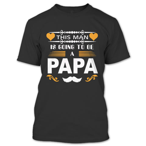 A black t-shirt with the shopify logo