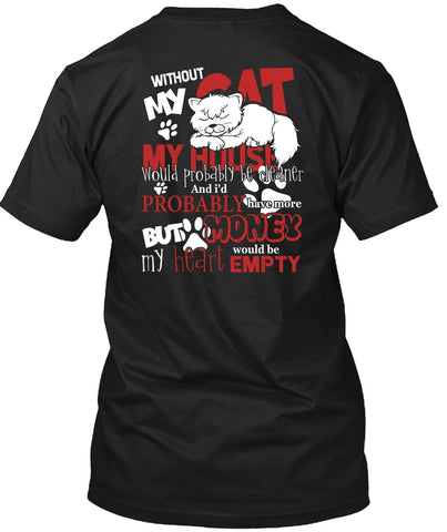 A black t-shirt with the shopify logo