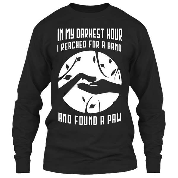 A black t-shirt with the shopify logo