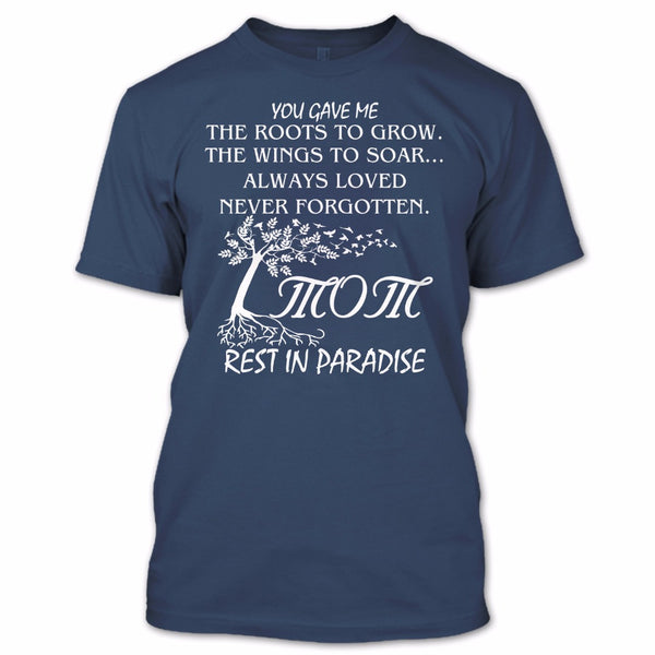 A black t-shirt with the shopify logo