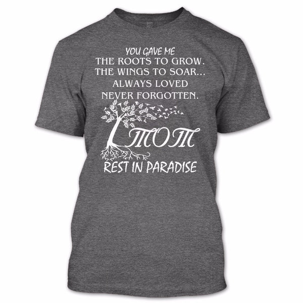 A black t-shirt with the shopify logo