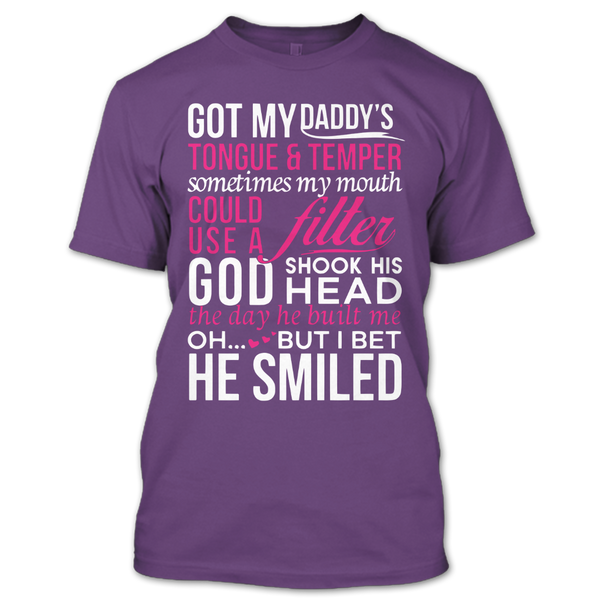 A black t-shirt with the shopify logo