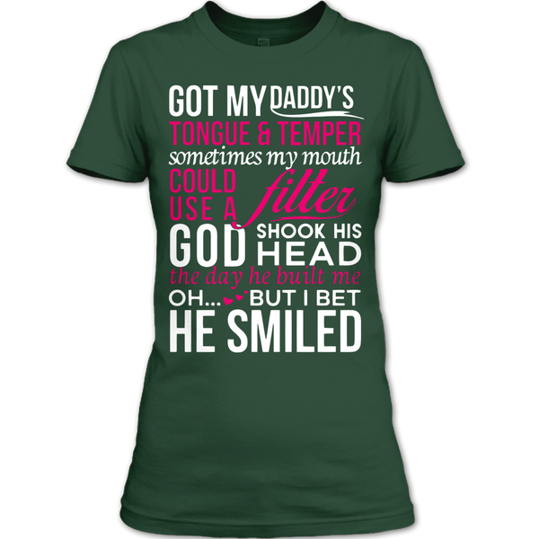 A black t-shirt with the shopify logo