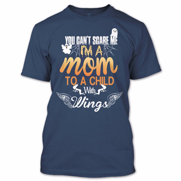 A black t-shirt with the shopify logo