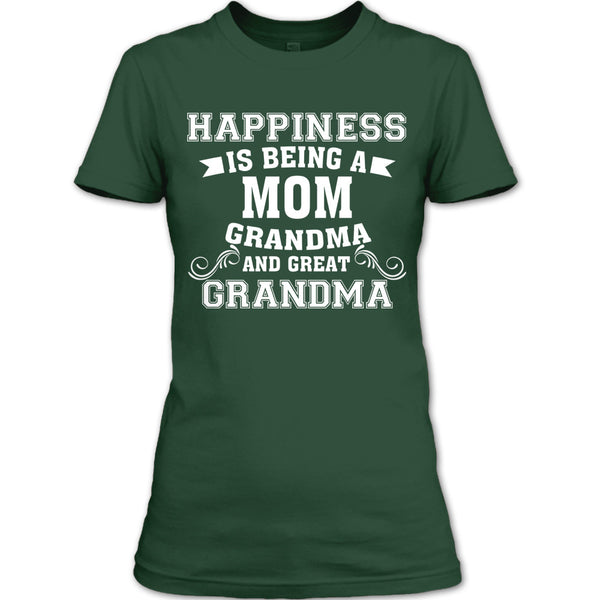 A black t-shirt with the shopify logo