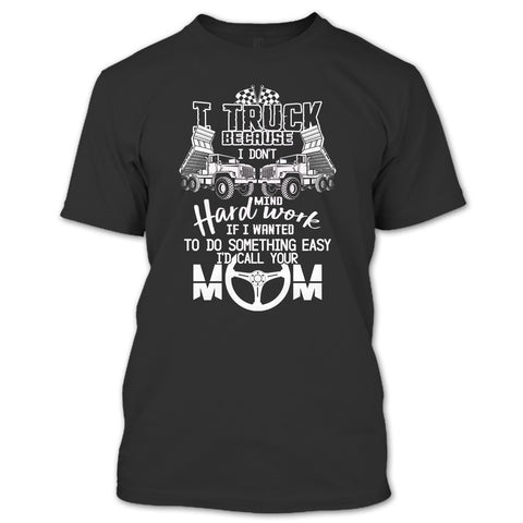 A black t-shirt with the shopify logo