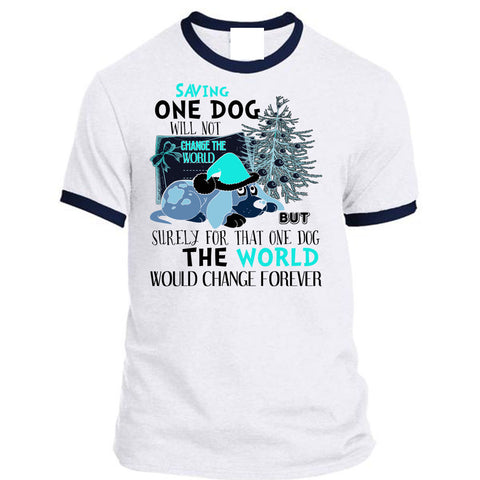 A black t-shirt with the shopify logo