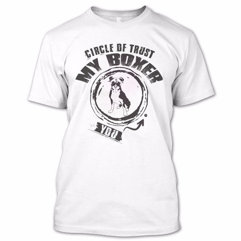 A black t-shirt with the shopify logo