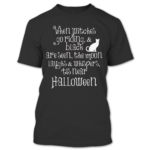 A black t-shirt with the shopify logo